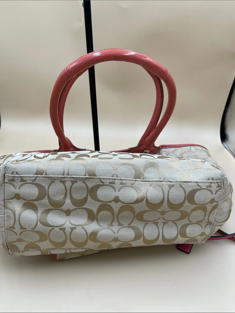 Coach Bleeker Pink Floral Tote Bag with Matching Wallet